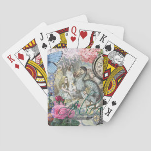 Alice Classic Wonderland Dodo Tenniel Art Poker Cards
