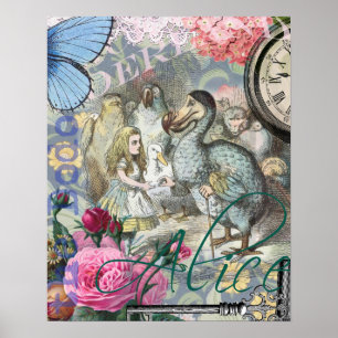 Alice Classic Wonderland Dodo Tenniel Art Poster