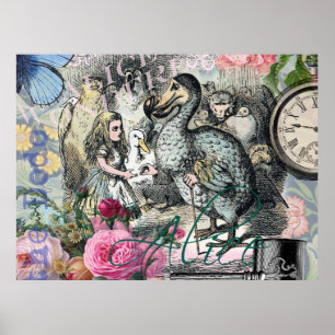 Alice Classic Wonderland Dodo Tenniel Art Poster