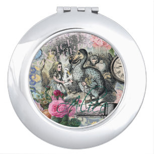 Alice Classic Wonderland Dodo Tenniel Art Vanity Mirror