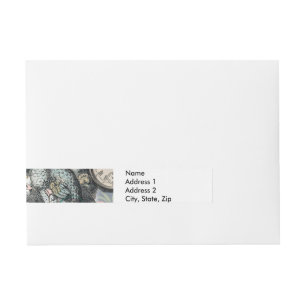Alice Classic Wonderland Dodo Tenniel Art Wrap Around Address Label