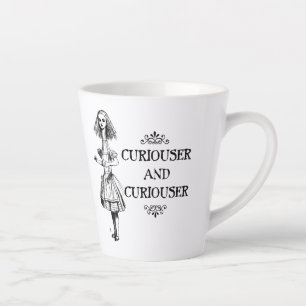 Alice - Curious and Curiouser Latte Mug