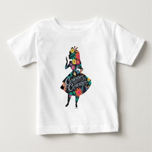 Alice  Curiouser and Curiouser Baby T_Shirt