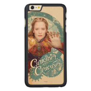 Alice Curiouser and Curiouser Carved Maple iPhone 6 Plus Case