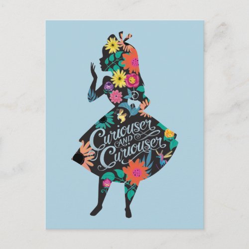 Alice  Curiouser and Curiouser Postcard