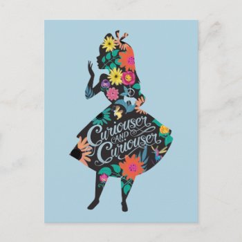 Alice | Curiouser And Curiouser Postcard by aliceinwonderland at Zazzle
