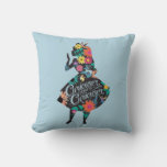 Alice | Curiouser And Curiouser Throw Pillow at Zazzle