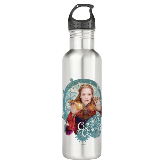 Alice | Curiouser and Curiouser Water Bottle (Front)