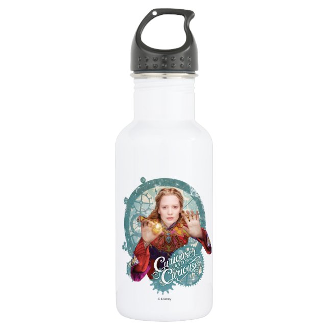 Alice | Curiouser and Curiouser Water Bottle (Front)