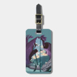 Alice Daisy Field Silhouette In Tulgey Woods Luggage Tag at Zazzle