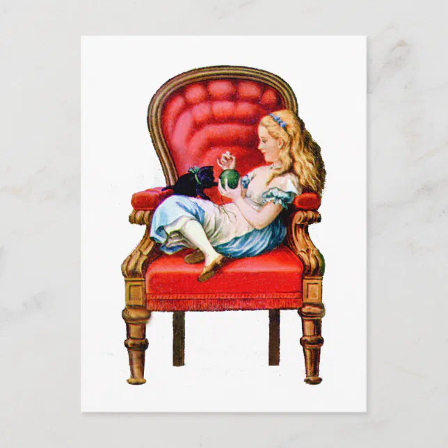 Alice And Dinah Postcard Zazzle