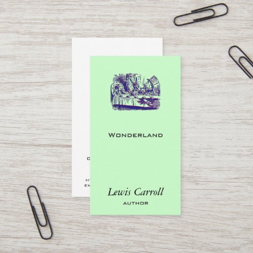 Customizable Alice Disco Business Cards