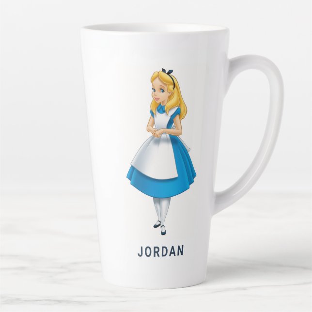 Alice Disney 2 Latte Mug (Right)