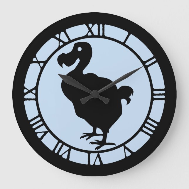Alice Dodo Silhouette Large Clock (Front)