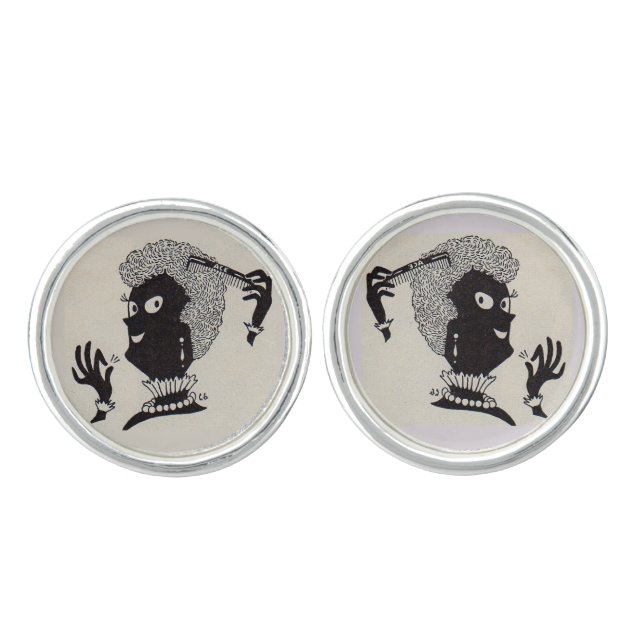 Alice doing her 'do cufflinks (Front)