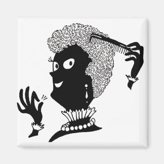 Alice doing her 'do magnet