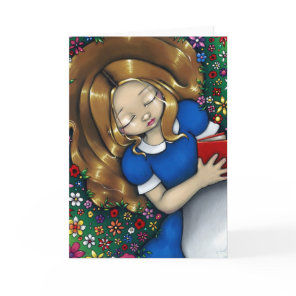 "Alice Dreaming" Greeting Card