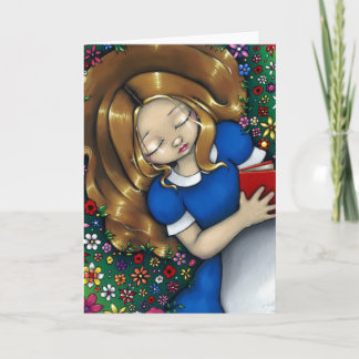 "Alice Dreaming" Greeting Card