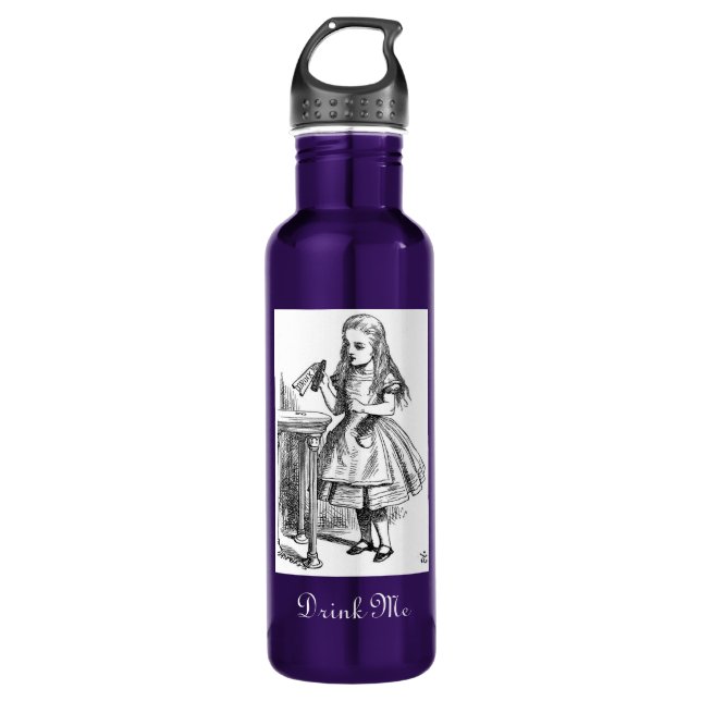 Alice "Drink Me" Water Bottle (Front)