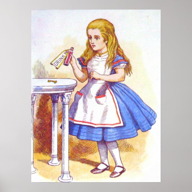 Alice Drinks Full Color Poster (Front)