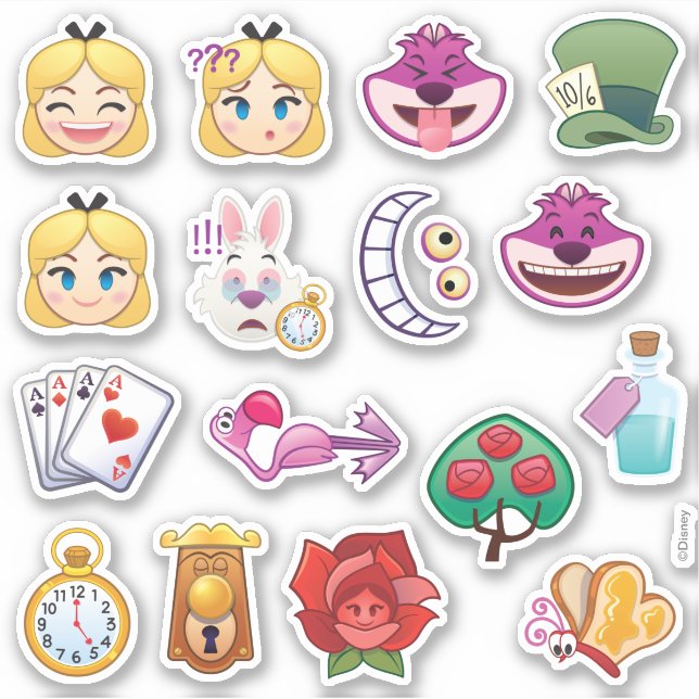 Alice Emoji Sticker (Front)