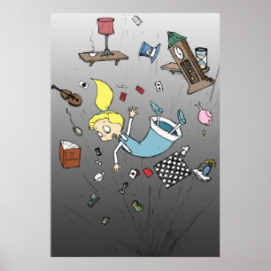 Alice Falling into Wonderland Poster