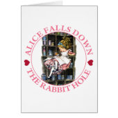 ALICE FALLS DOWN THE RABBIT HOLE (Front)