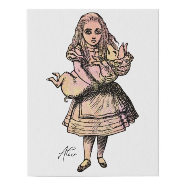 Alice Faux Canvas Print (Front)