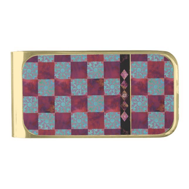 Alice Gold Finish Money Clip (Front)
