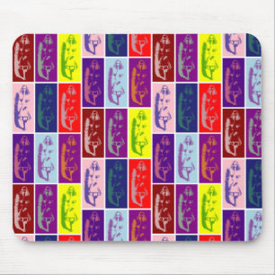 Alice growing taller pop art mouse pad