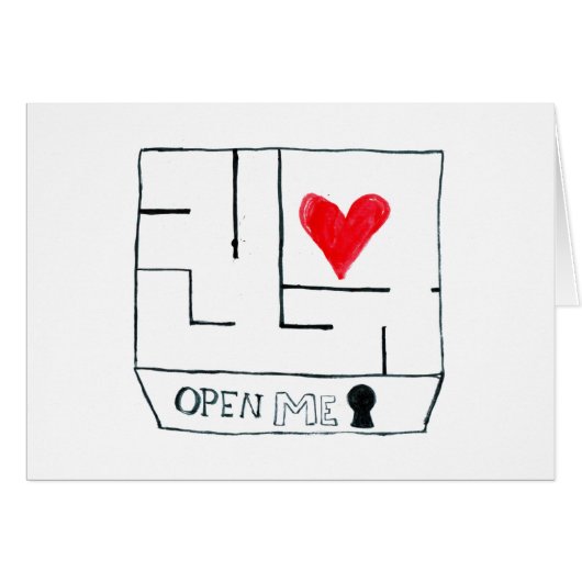 Alice HeartMaze Card (Front Horizontal)