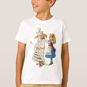 Alice Helps Out the White Queen in Wonderland T-Shirt