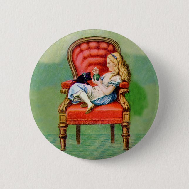 ALICE & HER CAT, DINAH BUTTON (Front)