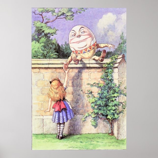 Alice & Humpty Dumpty Full Color Poster (Front)