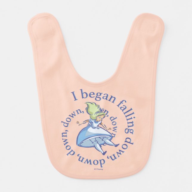 Alice | I Began Falling Down, Down, Down... Bib (Front)