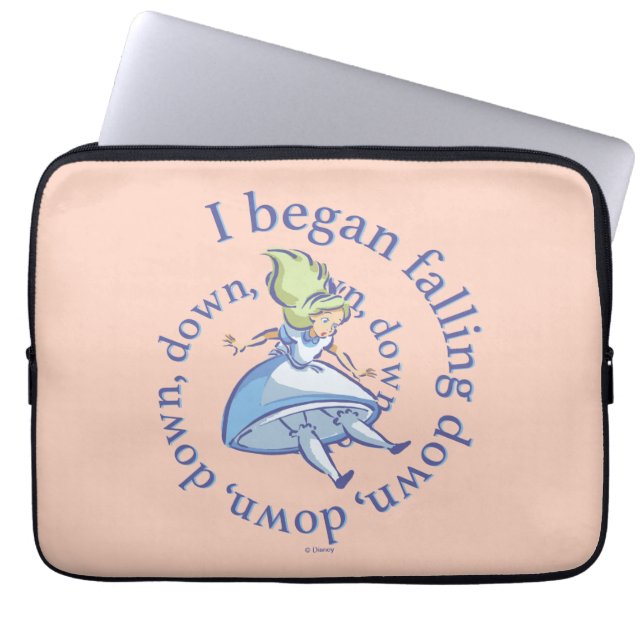 Alice | I Began Falling Down, Down, Down... Laptop Sleeve (Front)
