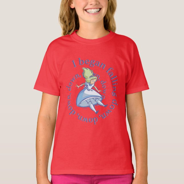 Alice | I Began Falling Down, Down, Down... T-Shirt (Front)
