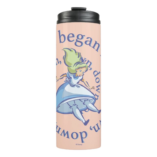 Alice | I Began Falling Down, Down, Down... Thermal Tumbler (Front)