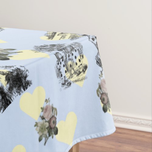 Alice im Wunderland  Alice in Wonderland Hearts Tablecloth