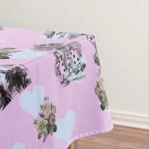 Alice im Wunderland - Alice in Wonderland Hearts Tablecloth