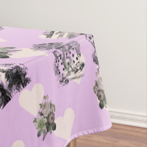 Alice im Wunderland _ Alice in Wonderland Hearts Tablecloth