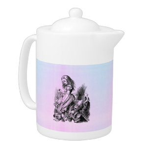 Alice im Wunderland - Alice in Wonderland pastel Teapot