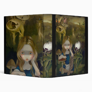 Alice in a Bosch Landscape lowbrow gothic Binder