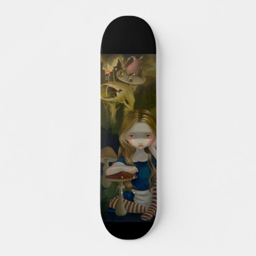 Alice in a Bosch Landscape wonderland Skateboard