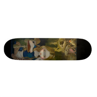 Alice in a Bosch Landscape wonderland Skateboard