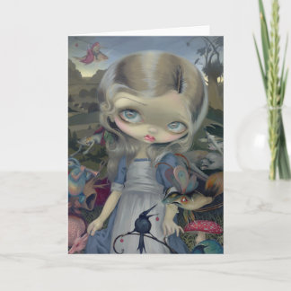 "Alice in a Bosch Wonderland" Greeting Card