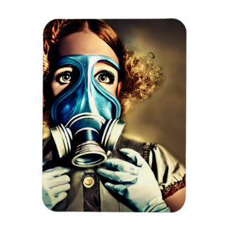 Alice in a Gas Mask Magnet