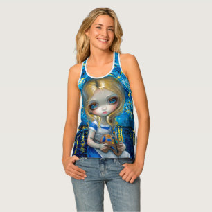 "Alice in a Van Gogh Nocturne" Tank Top
