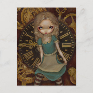 "Alice in Clockwork" Postcard