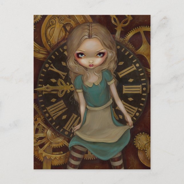 "Alice in Clockwork" Postcard (Front)